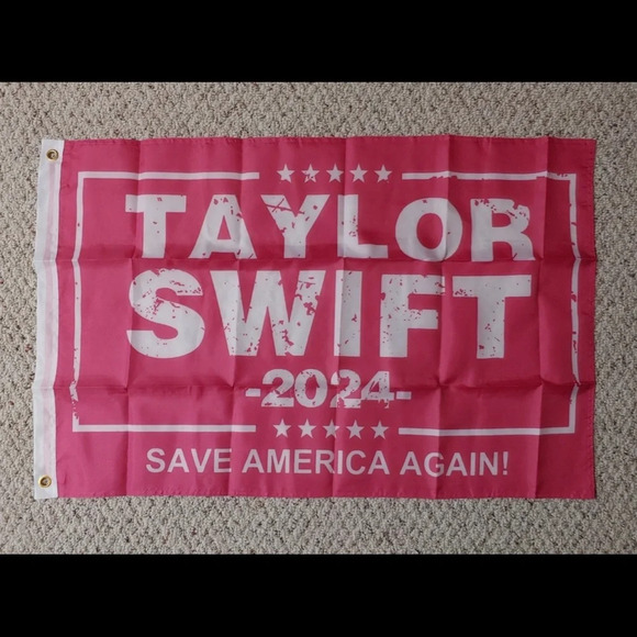 Taylor Swift Flag Banner Tapestry 2024 SAVE AMERICA AGAIN 3x5’ NEW IN PACKAGE - Picture 3 of 3